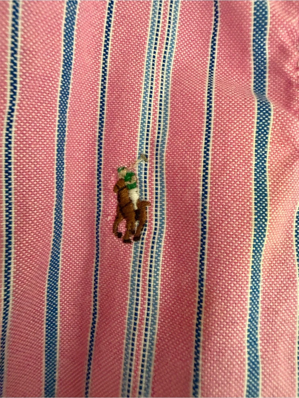 Vintage Ralph Lauren Pink Striped Dress – Size 4T, 2014 Collection